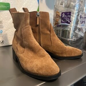ZARA suede ankle boots